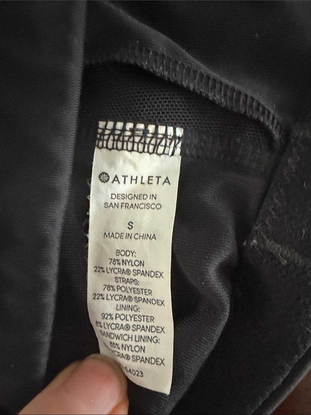 Athleta Camo Print High-Neck Bikini Top in Camo and Black - Picture 5 of 7